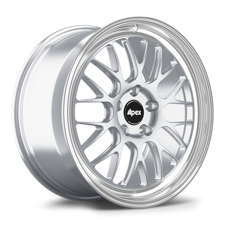 Apex 19" ML-10RT Forged 5x130 Wheel (Brushed Clear - Machined Lip) - Porsche