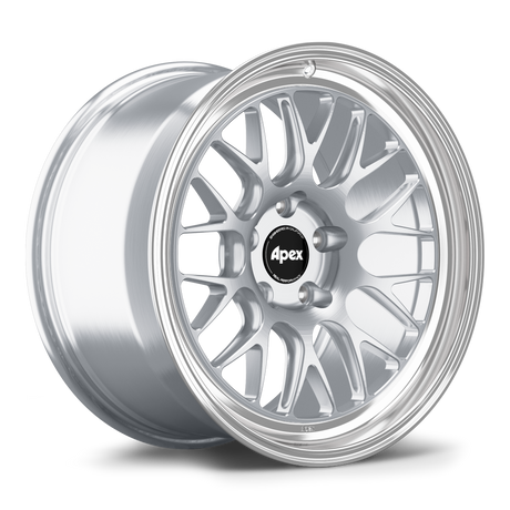 Apex 18" ML-10RT Forged 5x130 Wheel (Brushed Clear - Machined Lip) - Porsche