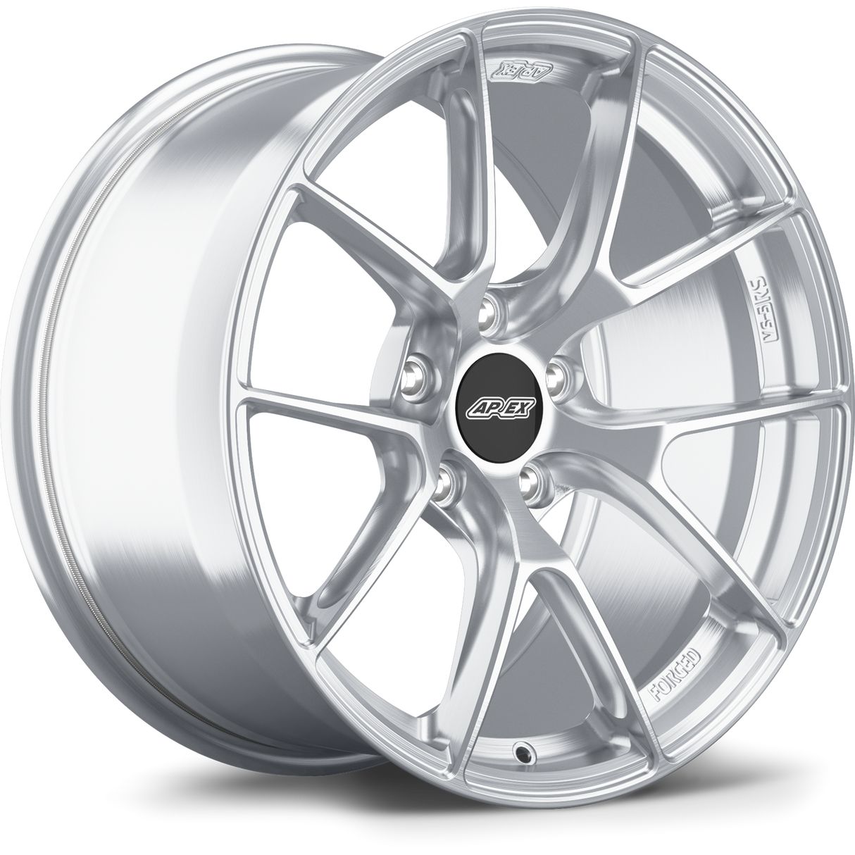 Apex 18" VS-5RS Forged 5x112 Wheel (Brushed Clear) - VW/Audi (Small Bore)