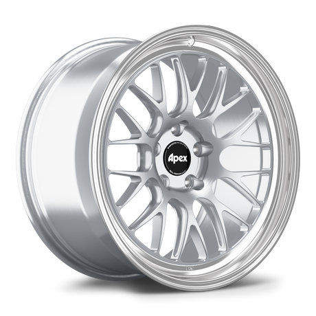 Apex 19" ML-10RT Forged 5x112 Wheel (Brushed Clear - Machined Lip) - VW/Audi (Small Bore)
