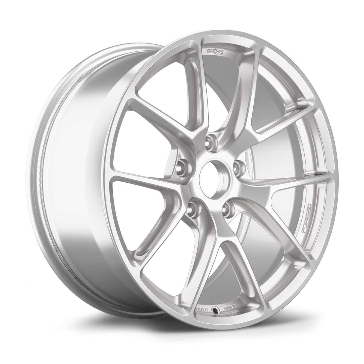 Apex 19" VS-5RE Forged 5x130 Wheel (Race Silver) - Porsche