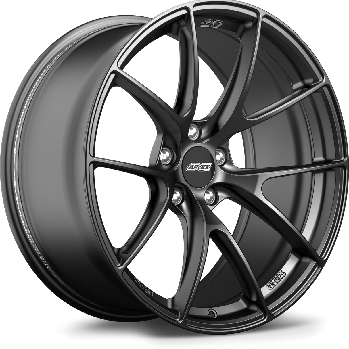 Apex 20" VS-5RS Forged 5x130 Wheel (Satin Black) - Porsche