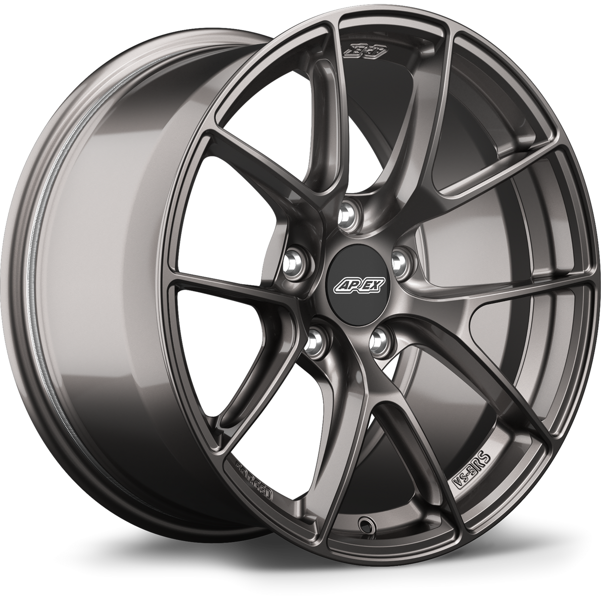 Apex 17" VS-5RS Forged 5x112 Wheel (Anthracite) - VW/Audi (Small Bore)