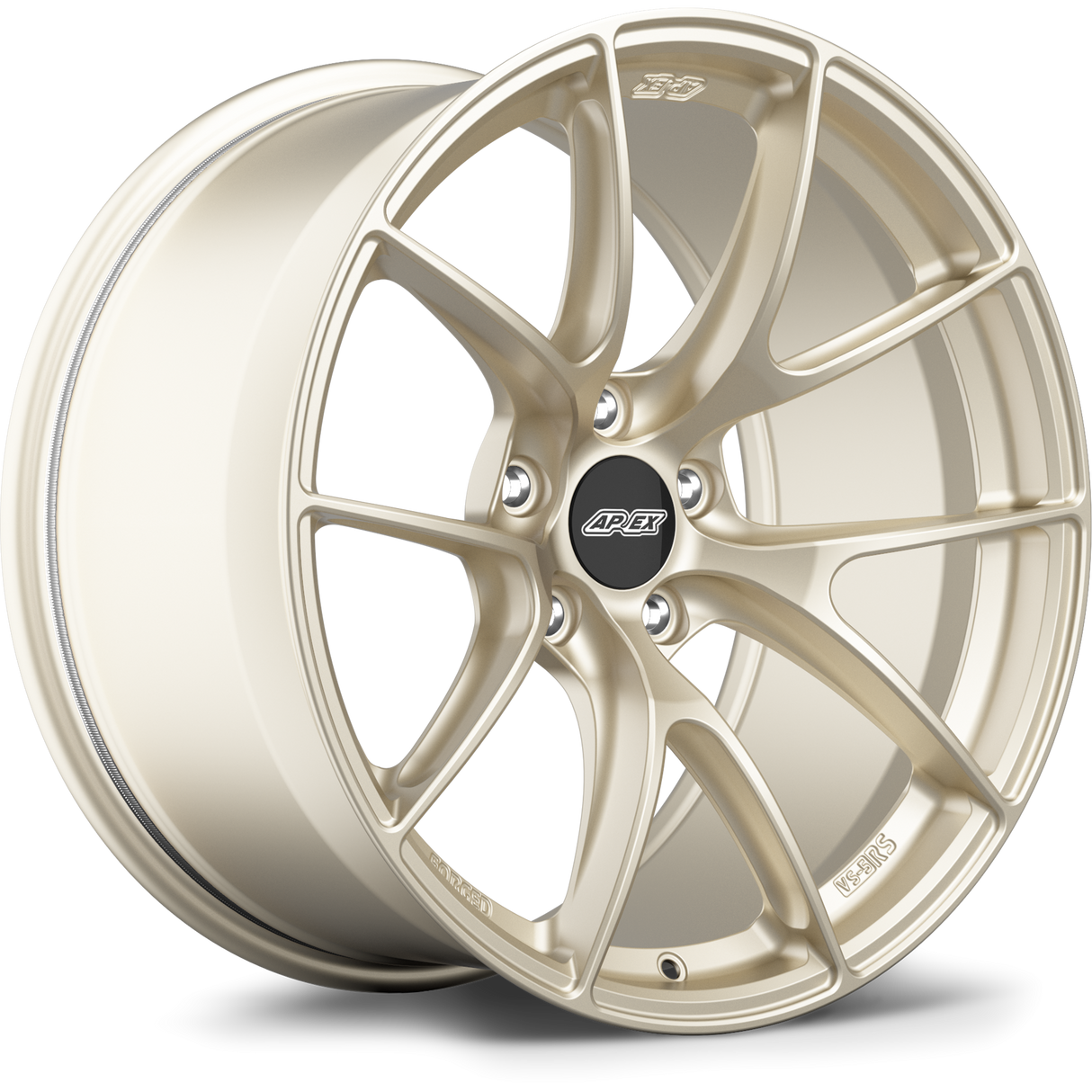 Apex 19" VS-5RS Forged 5x112 Wheel (Motorsport Gold) - Audi (Big Bore)