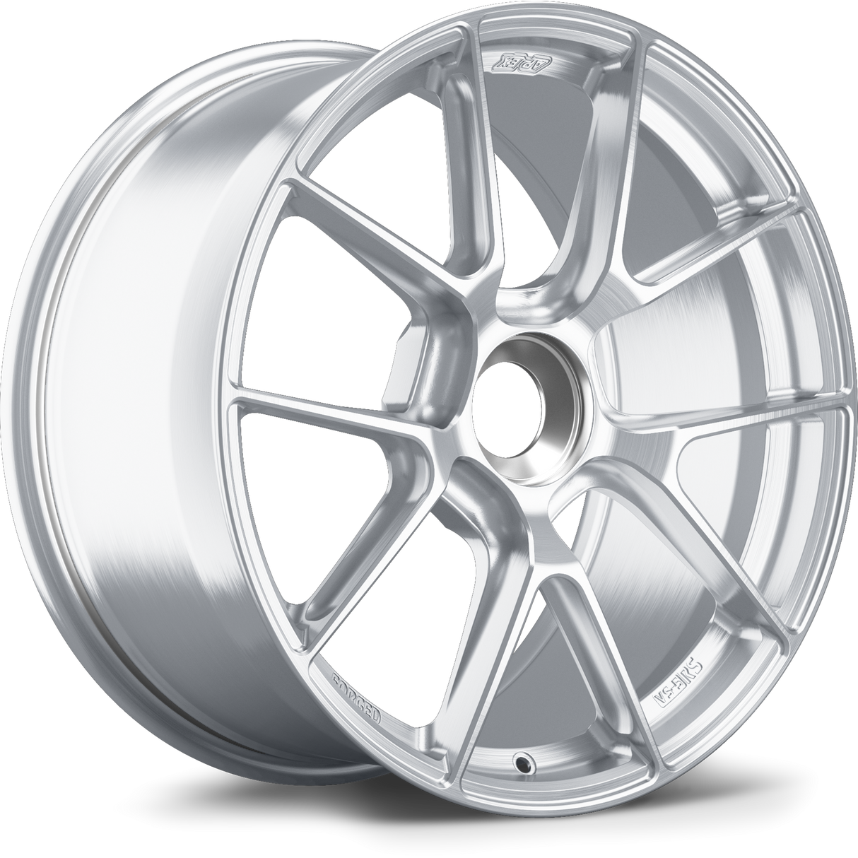 Apex 19" VS-5RS Forged PSCL Wheel (Brushed Clear) - Porsche