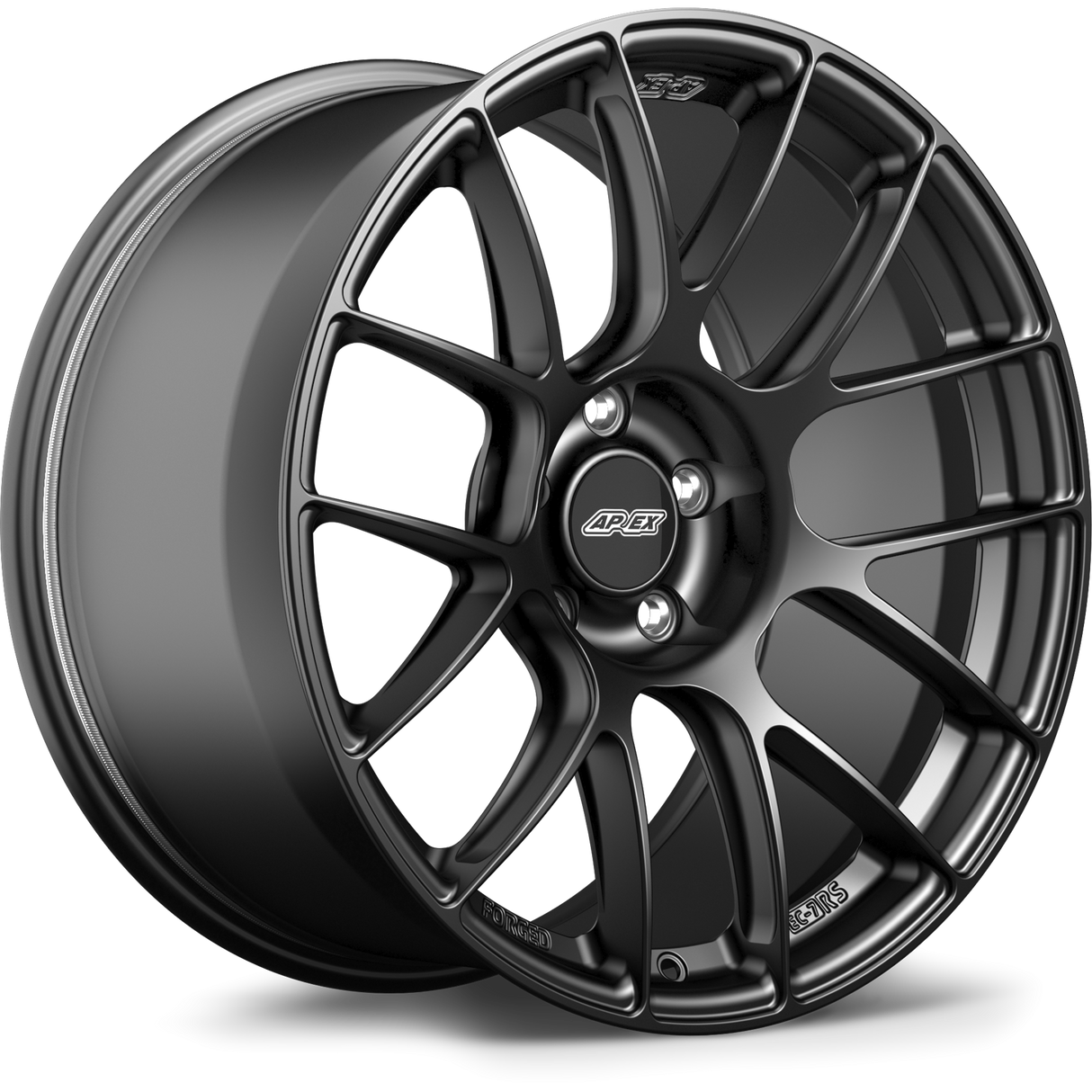 Apex 19" EC-7RS Forged 5x130 Wheel (Satin Black) - Porsche