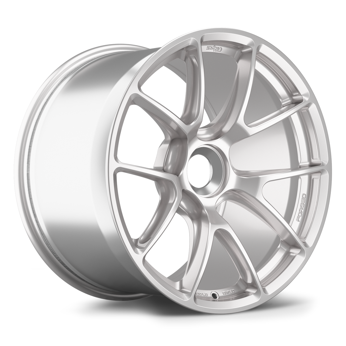 Apex 19" VS-5RE Forged PSCL Wheel (Race Silver) - Porsche