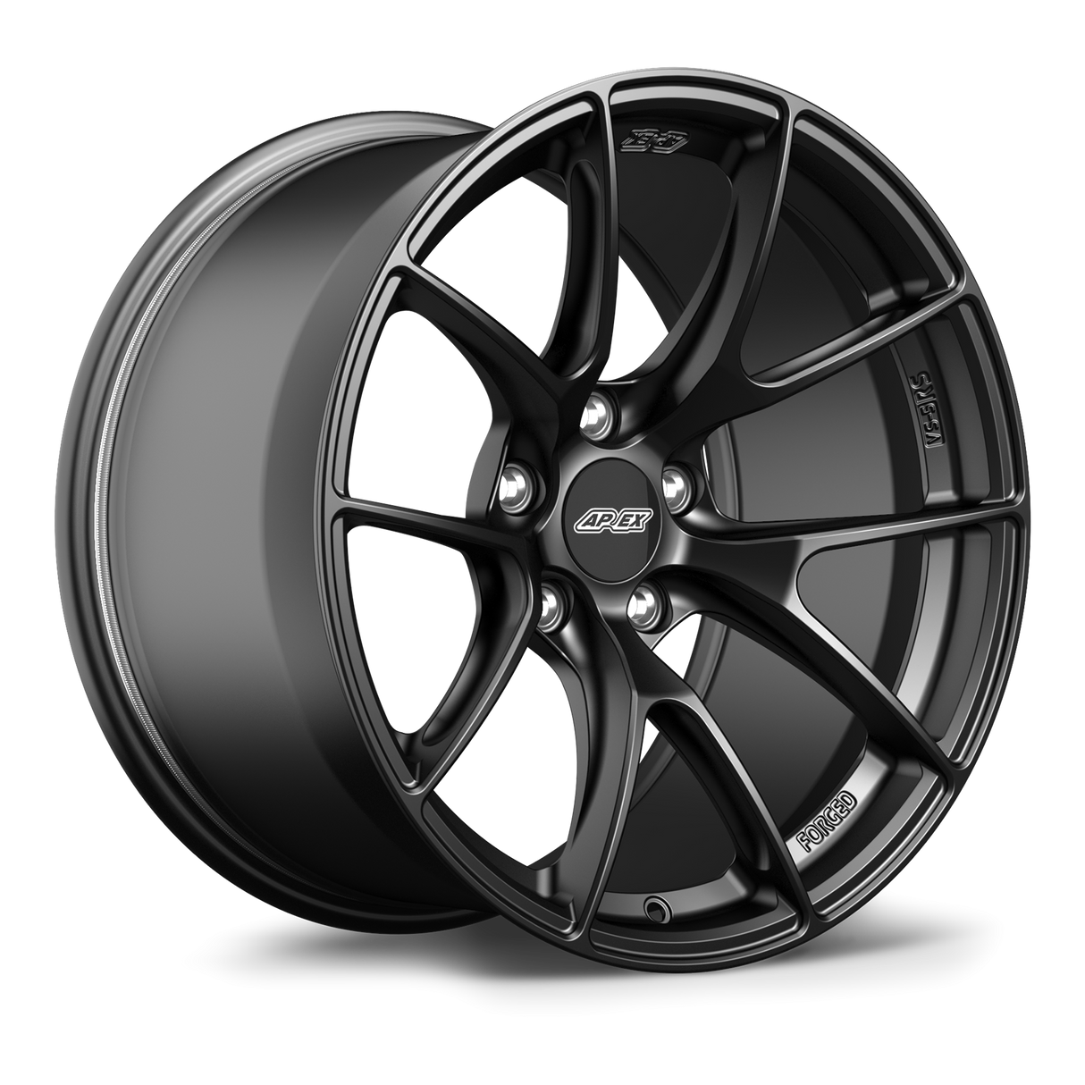 Apex 18" VS-5RS Forged 5x112 Wheel (Satin Black) - VW/Audi (Small Bore)