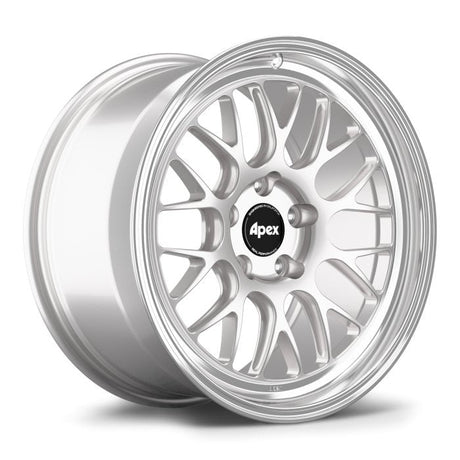 Apex 18" ML-10RT Forged 5x130 Wheel (Race Silver - Machined Lip) - Porsche