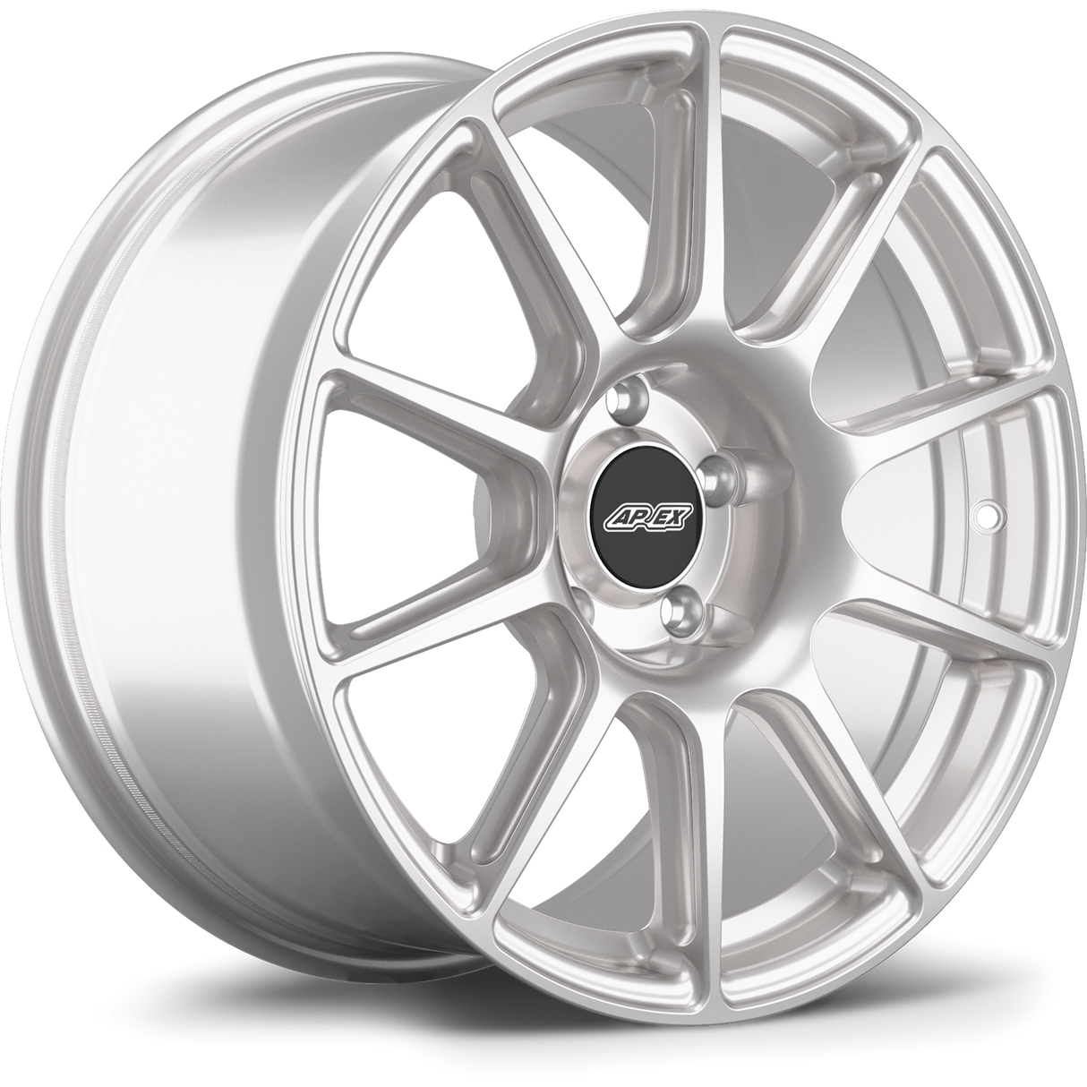 Apex 17" SM-10 Flow Formed 5x112 Wheel (Race Silver) - VW/Audi (Small Bore)