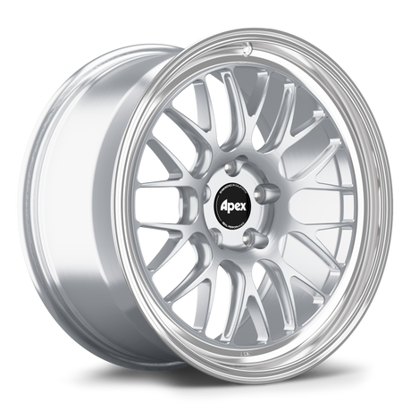 Apex 19" ML-10RT Forged 5x130 Wheel (Brushed Clear - Machined Lip) - Porsche