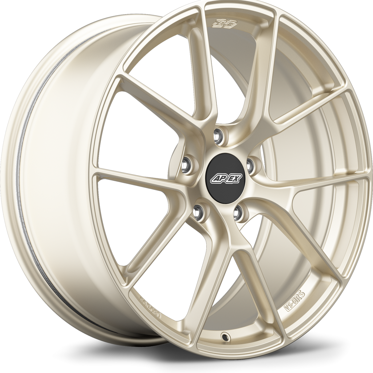 Apex 21" VS-5RX Forged 5x130 Wheel (Motorsport Gold) - Porsche