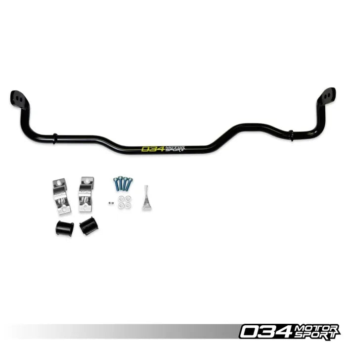 034Motorsport RS+ Adjustable Solid Rear Sway Bar Kit - VW/Audi MQB 1.8T/2.0T (AWD)