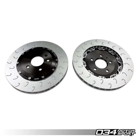 034Motorsport 2-Piece Floating Rear Brake Rotor Upgrade Kit - Audi S4, S5, SQ5 (B9+) - Equilibrium Tuning, Inc.