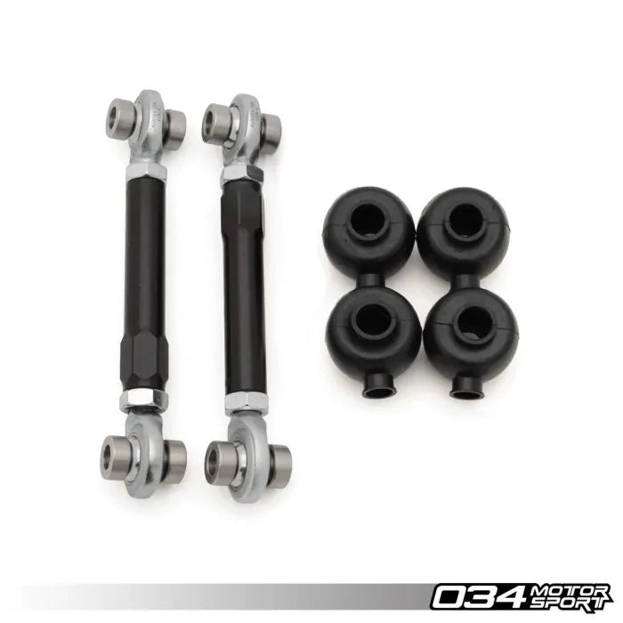 034Motorsport Adjustable Front Sway Bar End Link (Motorsport) - Audi A4/S4, A5/S5/RS5, Q5/SQ5, Allroad (B9+) - Equilibrium Tuning, Inc.