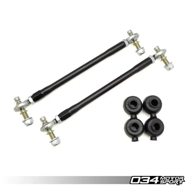 034Motorsport Adjustable Front Sway Bar End Link Pair (Motorsport) - MQB/e 1.8T/2.0T - Equilibrium Tuning, Inc.