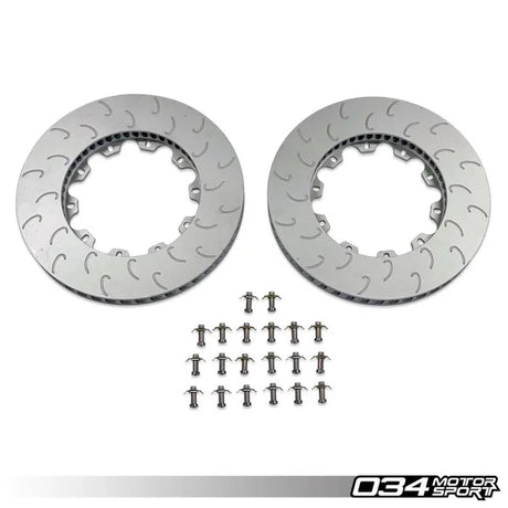 034Motorsport Replacement Front Rotor Ring Set (340mm) - VW/Audi MQB 2.0T - Equilibrium Tuning, Inc.