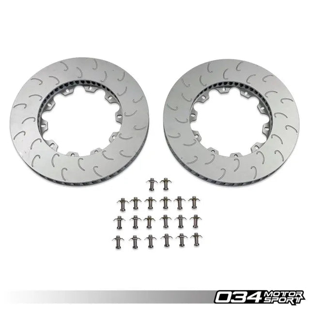 034Motorsport Replacement Front Rotor Ring Set (340mm) - VW/Audi MQB 2.0T - Equilibrium Tuning, Inc.