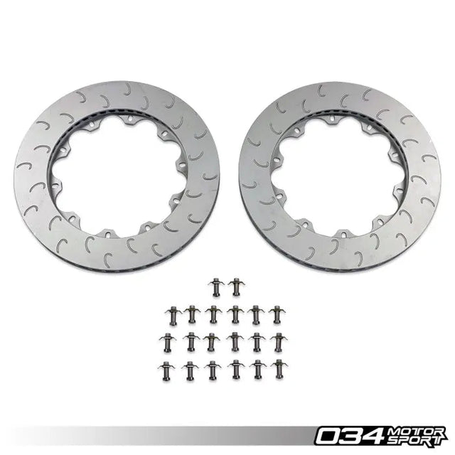 034Motorsport Replacement Rear Rotor Ring Set (350mm) - VW/Audi MQB 1.8T/2.0T/2.5T - Equilibrium Tuning, Inc.