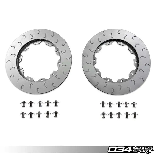 034Motorsport Replacement Rear Rotor Ring Set - Audi S4, S5 (B9+) - Equilibrium Tuning, Inc.
