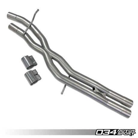 034Motorsport Res-X Resonator Delete and X-Pipe - Audi S4 (B9+) - Equilibrium Tuning, Inc.