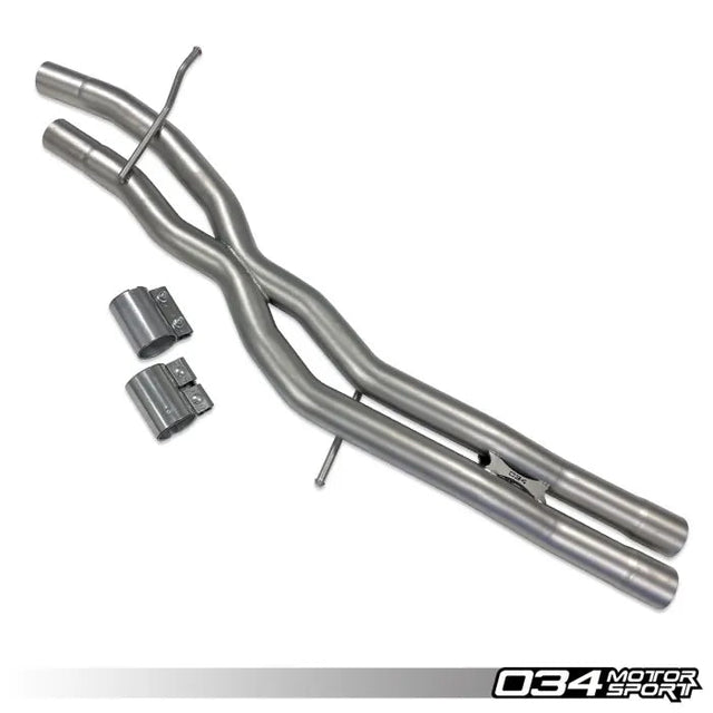 034Motorsport Res-X Resonator Delete and X-Pipe - Audi S4 (B9+) - Equilibrium Tuning, Inc.