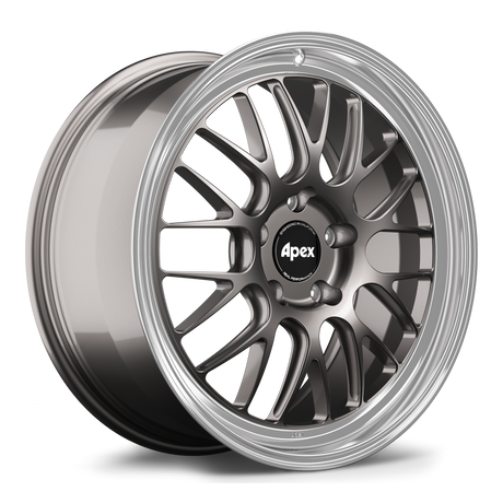 Apex 20" ML-10RT Forged 5x130 Wheel (Anthracite - Machined Lip) - Porsche
