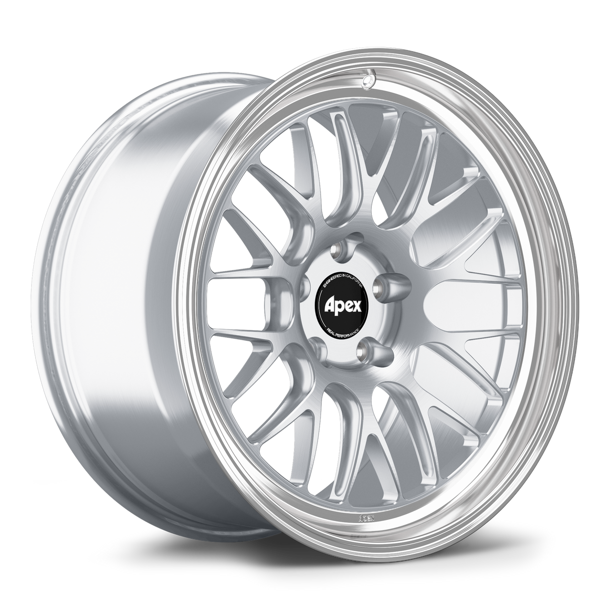 Apex 19" ML-10RT Forged 5x130 Wheel (Brushed Clear - Machined Lip) - Porsche