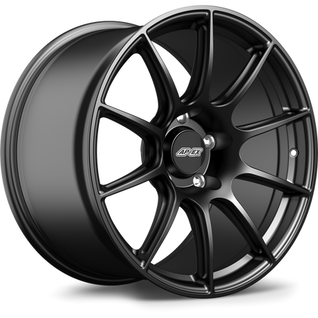 Apex 19" SM-10 Flow Formed 5x130mm Wheel (Satin Black) - Porsche