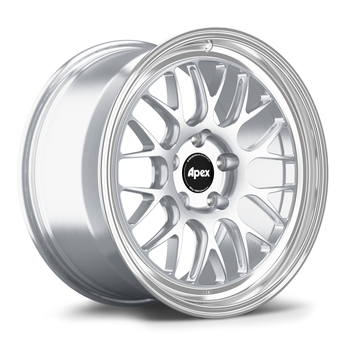 Apex 18" ML-10RT Forged 5x130 Wheel (Brushed Clear - Machined Lip) - Porsche