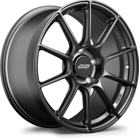 Apex 19" SM-10RS Forged 5x130 Wheel (Satin Black) - Porsche