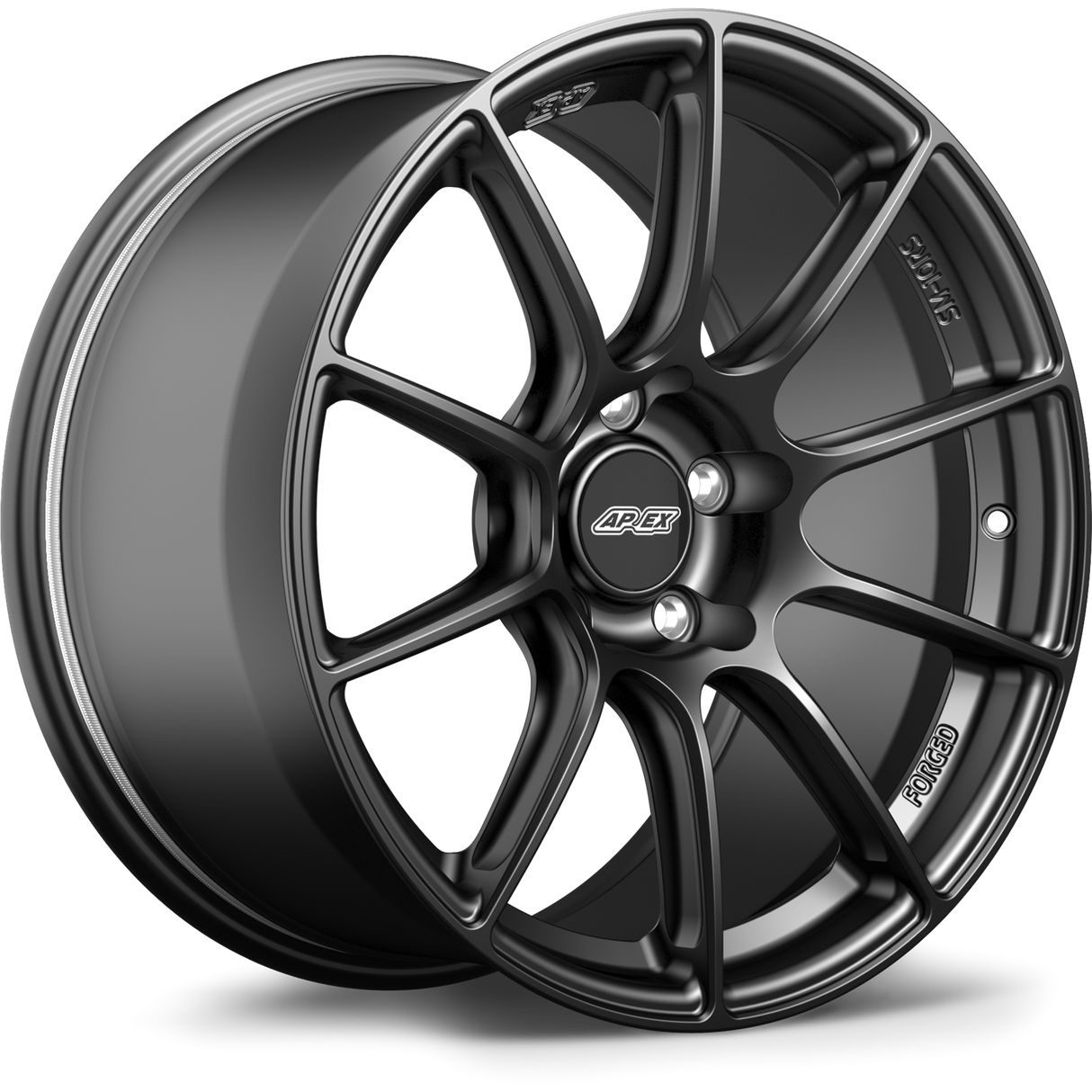 Apex 18" SM-10RS Forged 5x130 Wheel (Satin Black) - Porsche