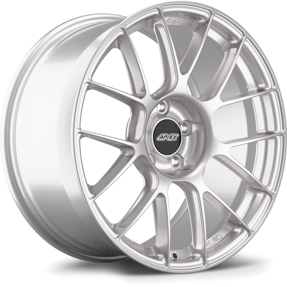 Apex 19" EC-7RS Forged 5x130mm Wheel (Race Silver) - Porsche