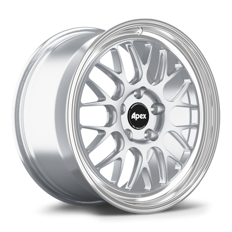 Apex 18" ML-10RT Forged 5x130 Wheel (Brushed Clear - Machined Lip) - Porsche