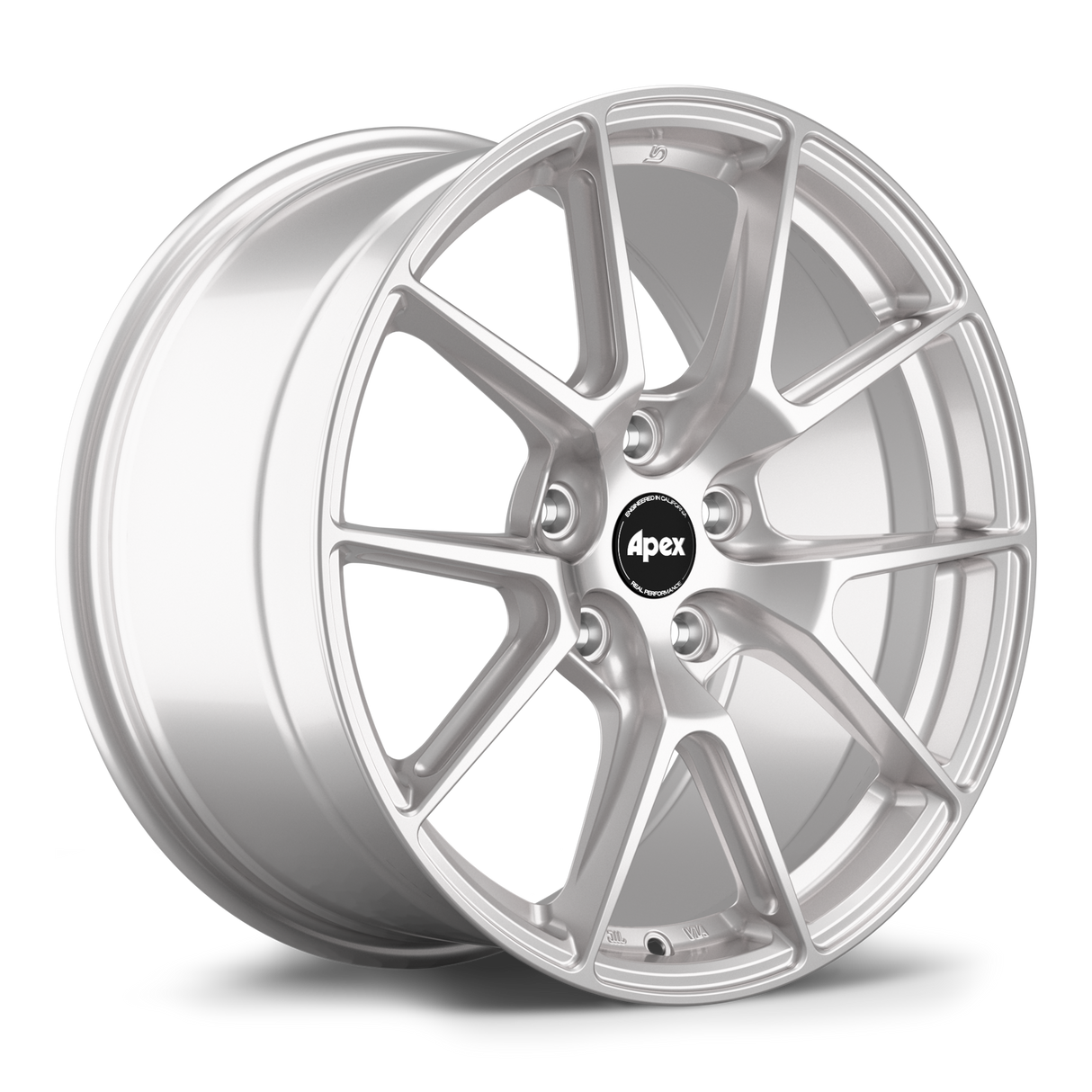 Apex 18" VS-5 Flow Formed 5x112mm Wheel (Race Silver) - VW/Audi (Small Bore)