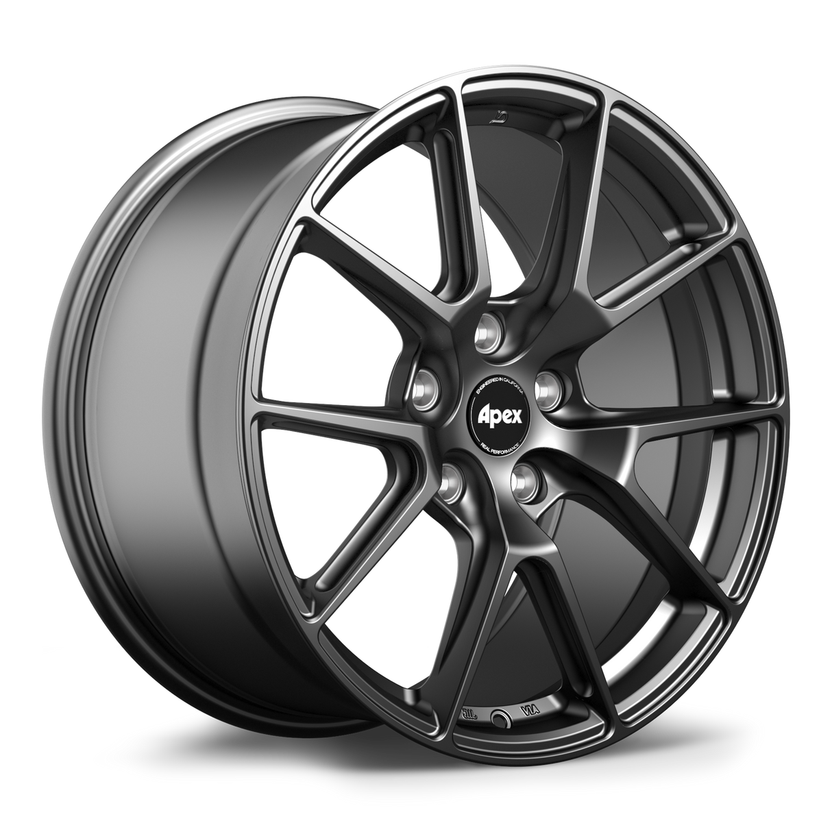 Apex 18" VS-5 Flow Formed 5x112mm Wheel (Satin Black) - VW/Audi (Small Bore)