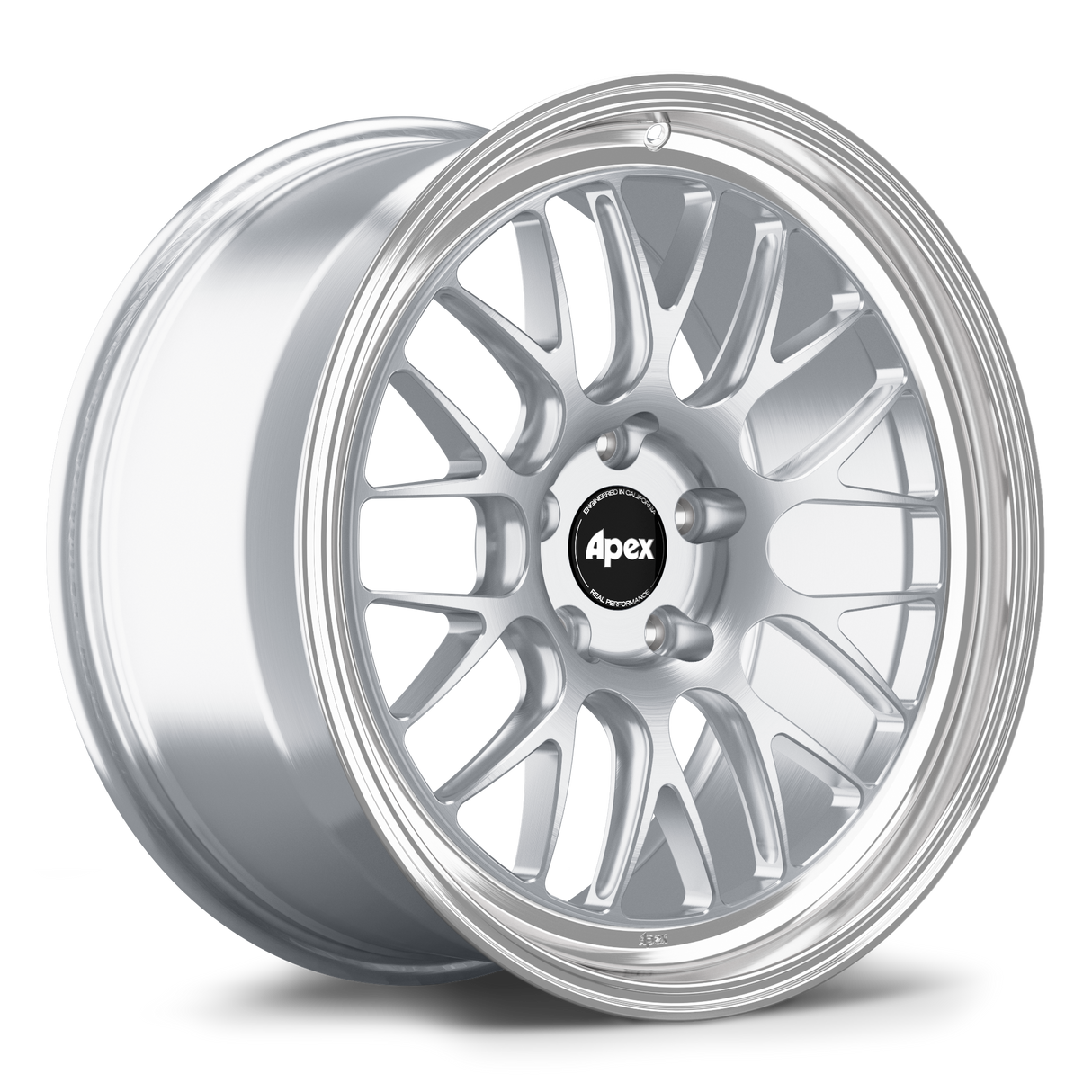 Apex 19" ML-10RT Forged 5x112 Wheel (Brushed Clear - Machined Lip) - VW/Audi (Small Bore)