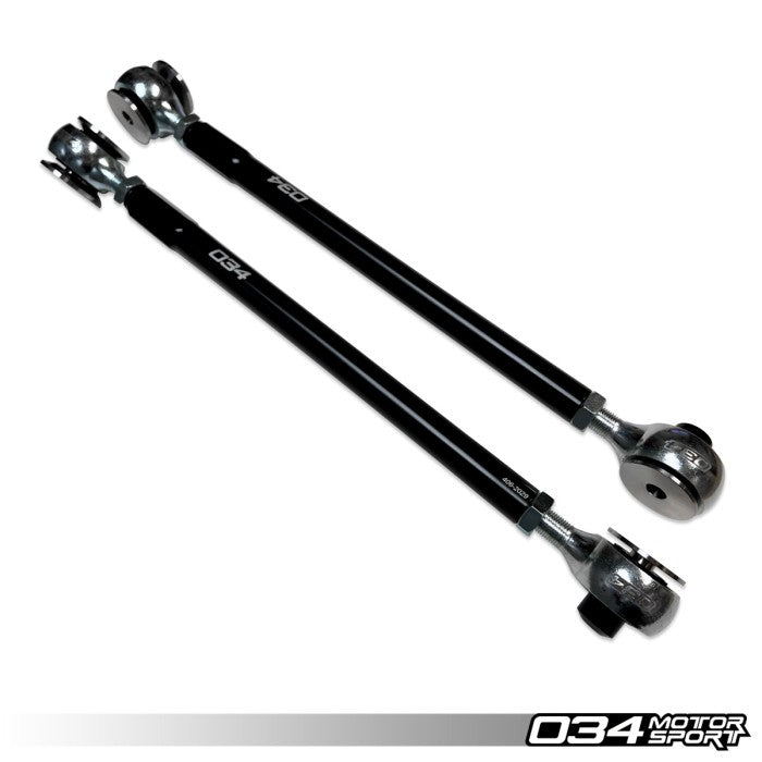 034Motorsport Adjustable Rear Toe Links (Density Line) - Audi A4/S4/RS4, A5/S5/RS5 (B9+) - Equilibrium Tuning, Inc.