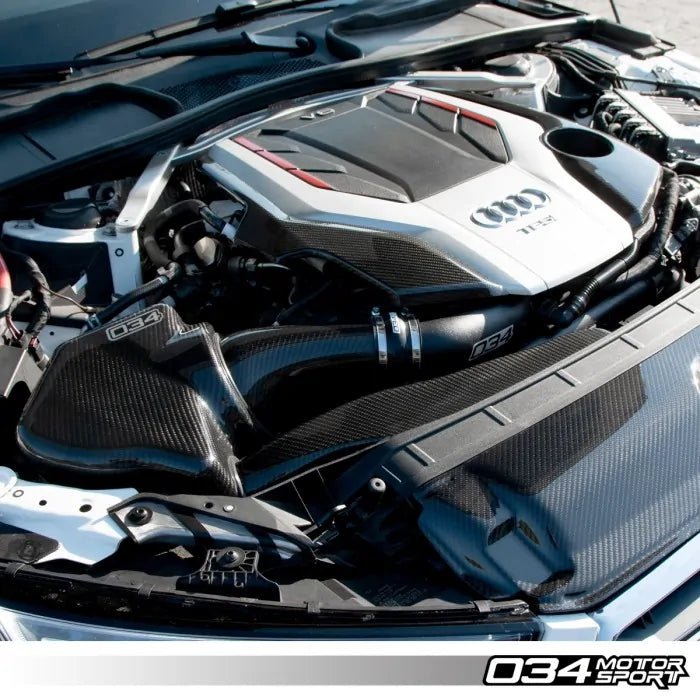 034Motorsport Carbon Fiber Engine Cover - Audi 3.0T Engines (B9+) - Equilibrium Tuning, Inc.