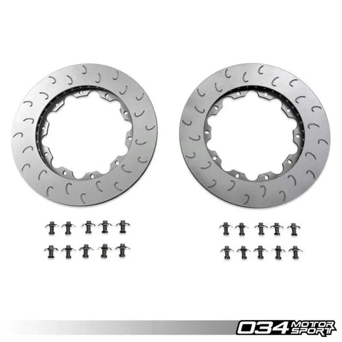 034Motorsprort Replacement Front Rotor Ring Set - Audi S4, S5 (B9+) - Equilibrium Tuning, Inc.