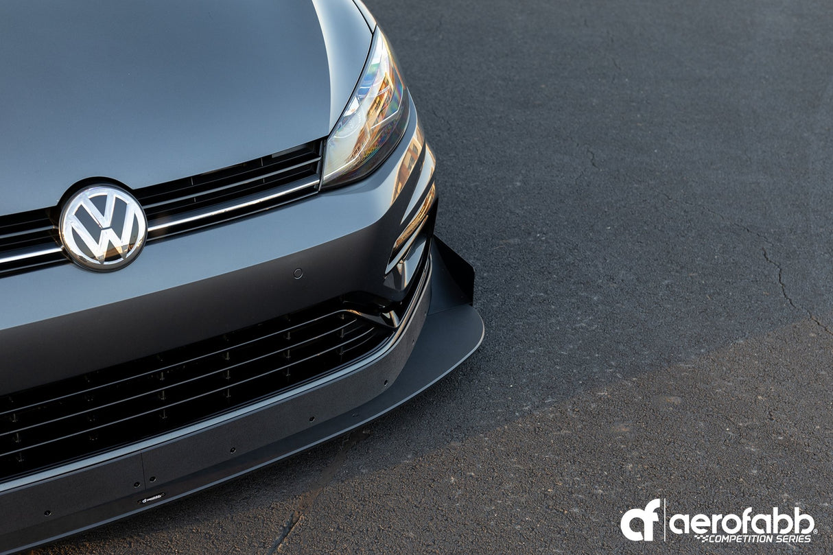 aerofabb Comp Series | Front Splitter Kit (VW MK7/MK7.5 GTI-R) - Equilibrium Tuning, Inc.