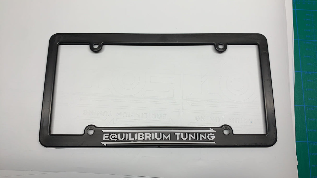 EQT License Plate Frame - Equilibrium Tuning, Inc.