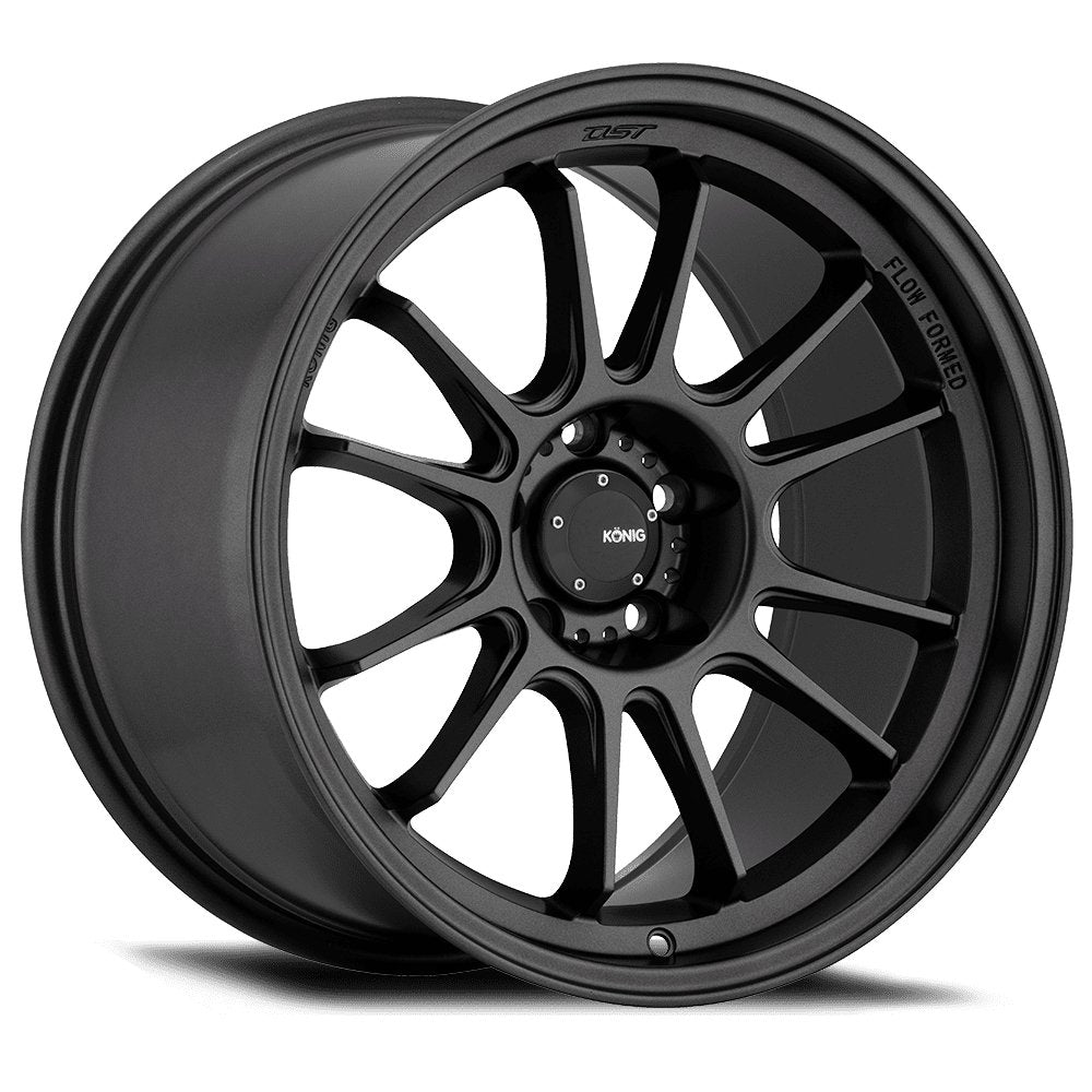 Konig 17" Hypergram 5X114.3 Wheel - Matte Black - Equilibrium Tuning, Inc.