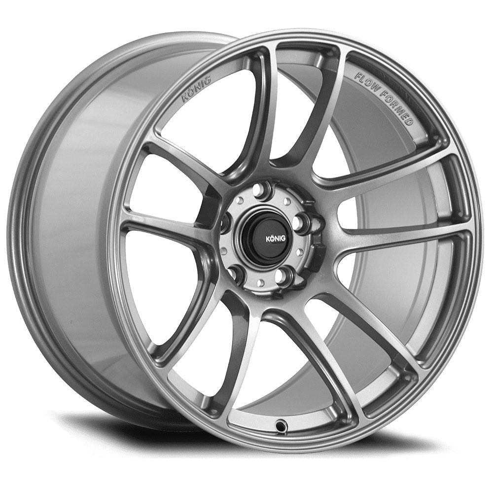 Konig 18" Heliogram 5X112 Wheel - Titanium Metallic - Equilibrium Tuning, Inc.