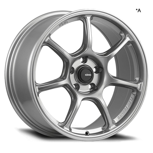 Konig 18" Ultragram 5X114.3 Wheel - Titanium Metallic - Equilibrium Tuning, Inc.