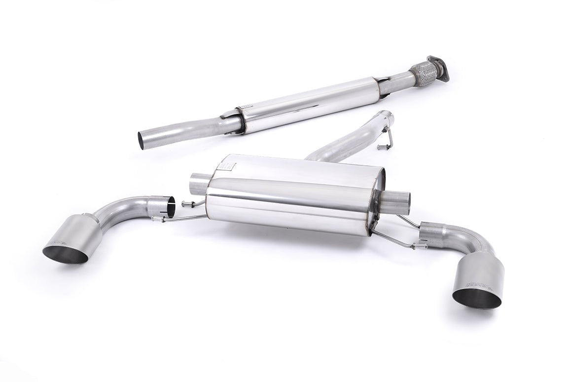 Milltek Secondary Cat-Back Exhaust System - 2.0 BRZ/FR-S/GT86 / 2.4 GR86 - Equilibrium Tuning, Inc.